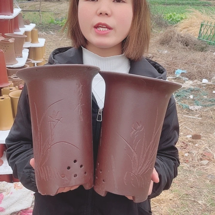 紫砂花盆宜兴紫砂花盆