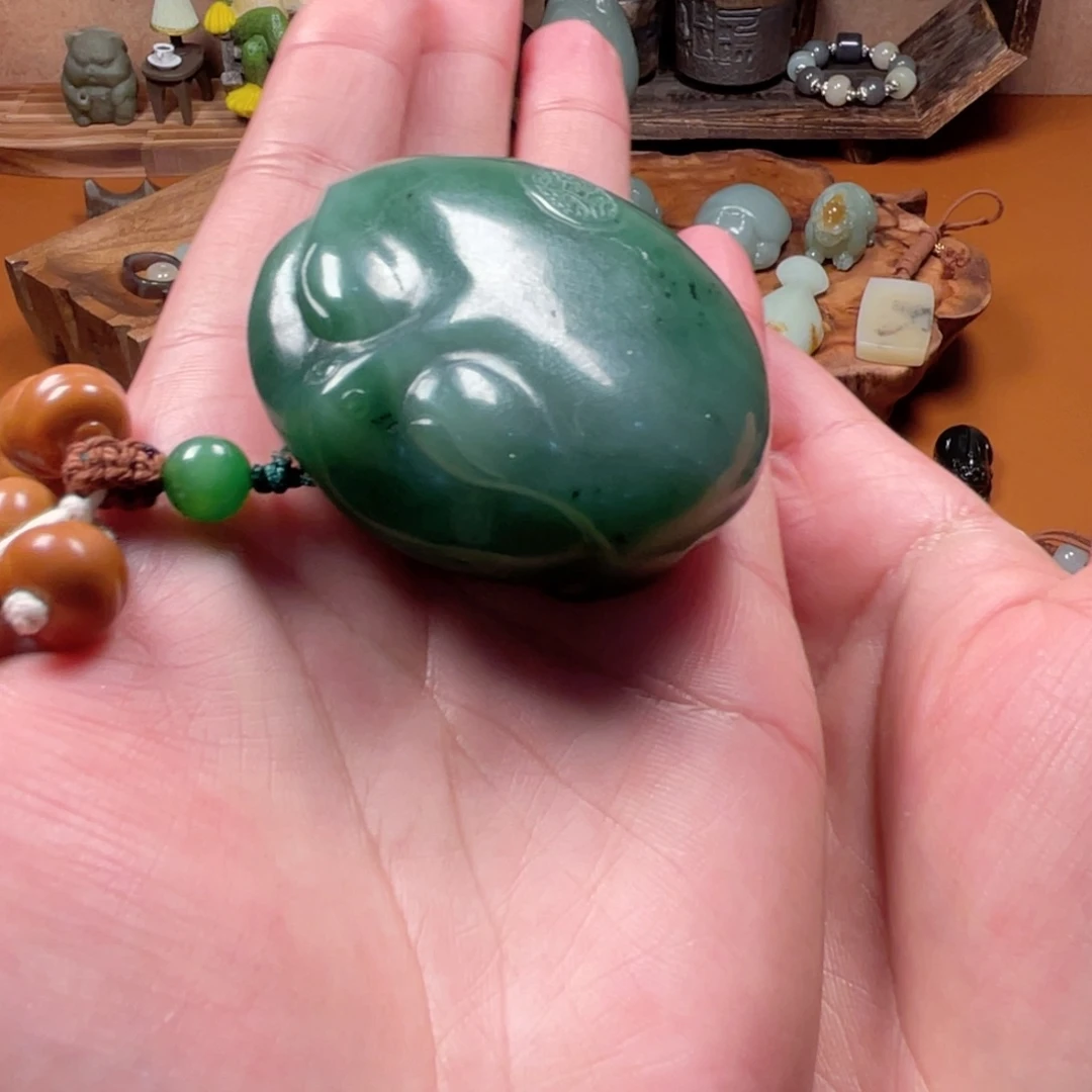 和田玉（糖玉）未镶嵌车挂