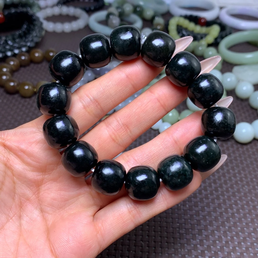 未镶嵌手串和田玉卡16