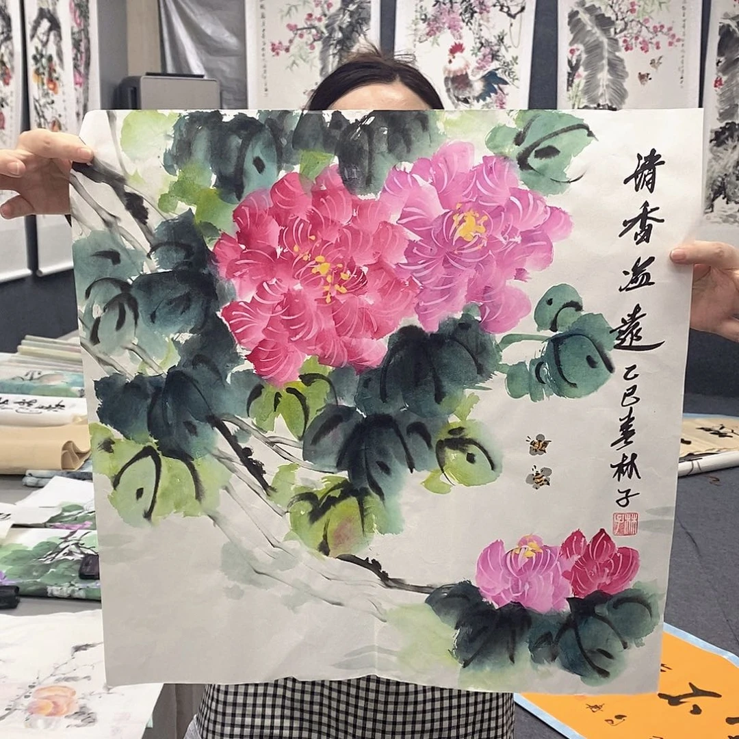 国画国画作品手绘