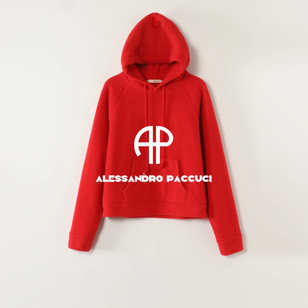 AP洛哥54193TW摇粒绒连帽抽绳多色双刷双摇时尚百搭休闲卫衣秋冬