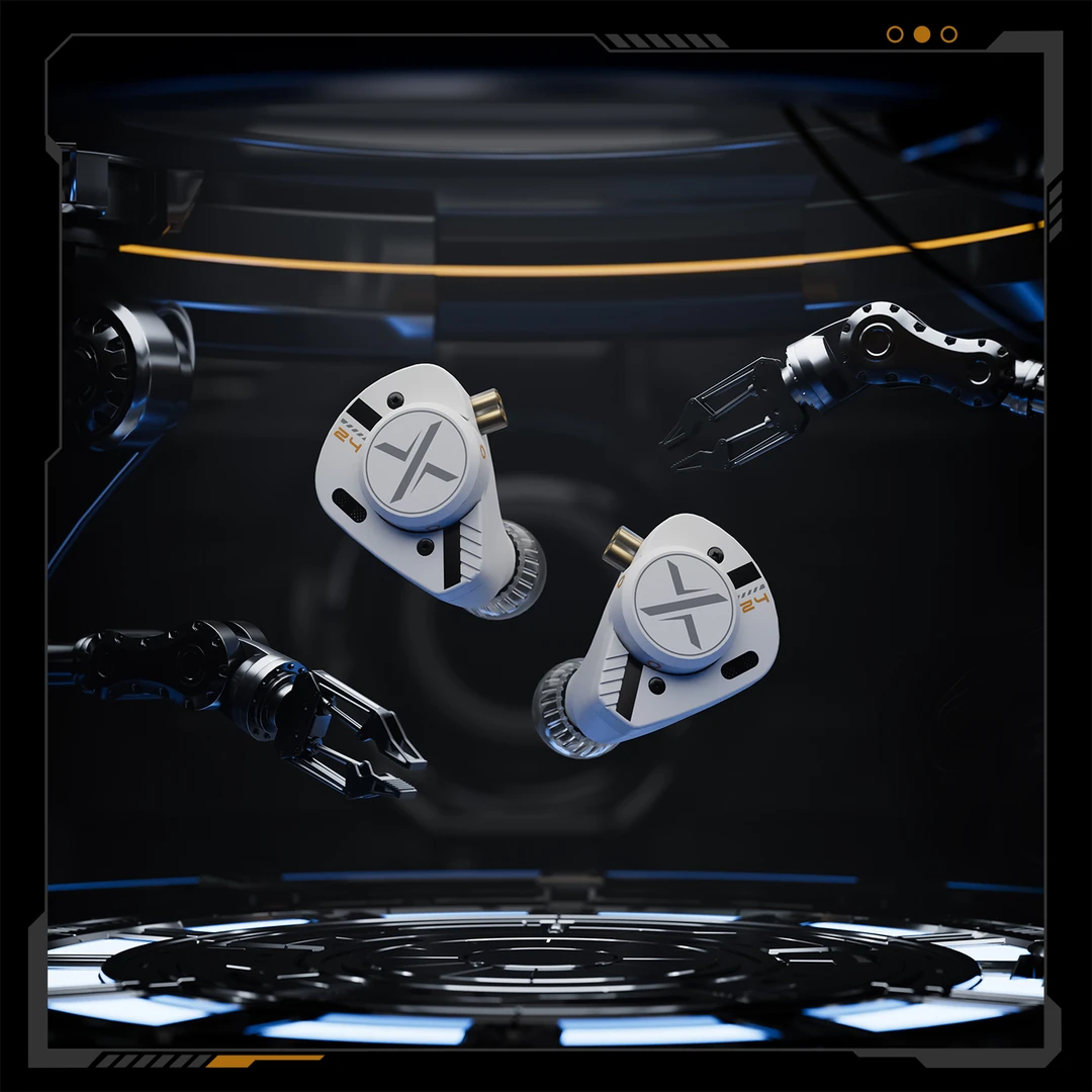 未知作品ooopusX Op.24滚轮调音2圈4铁六单元入耳式有线HIFI耳机