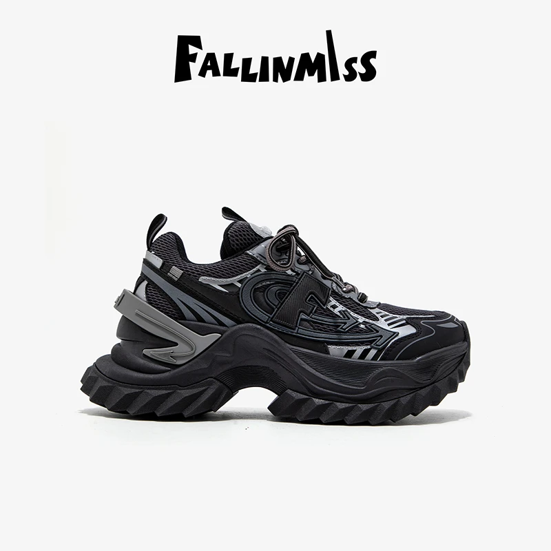 【热巴同款】银河【琥珀流光】时装周老爹鞋25秋上新时尚增高6厘米