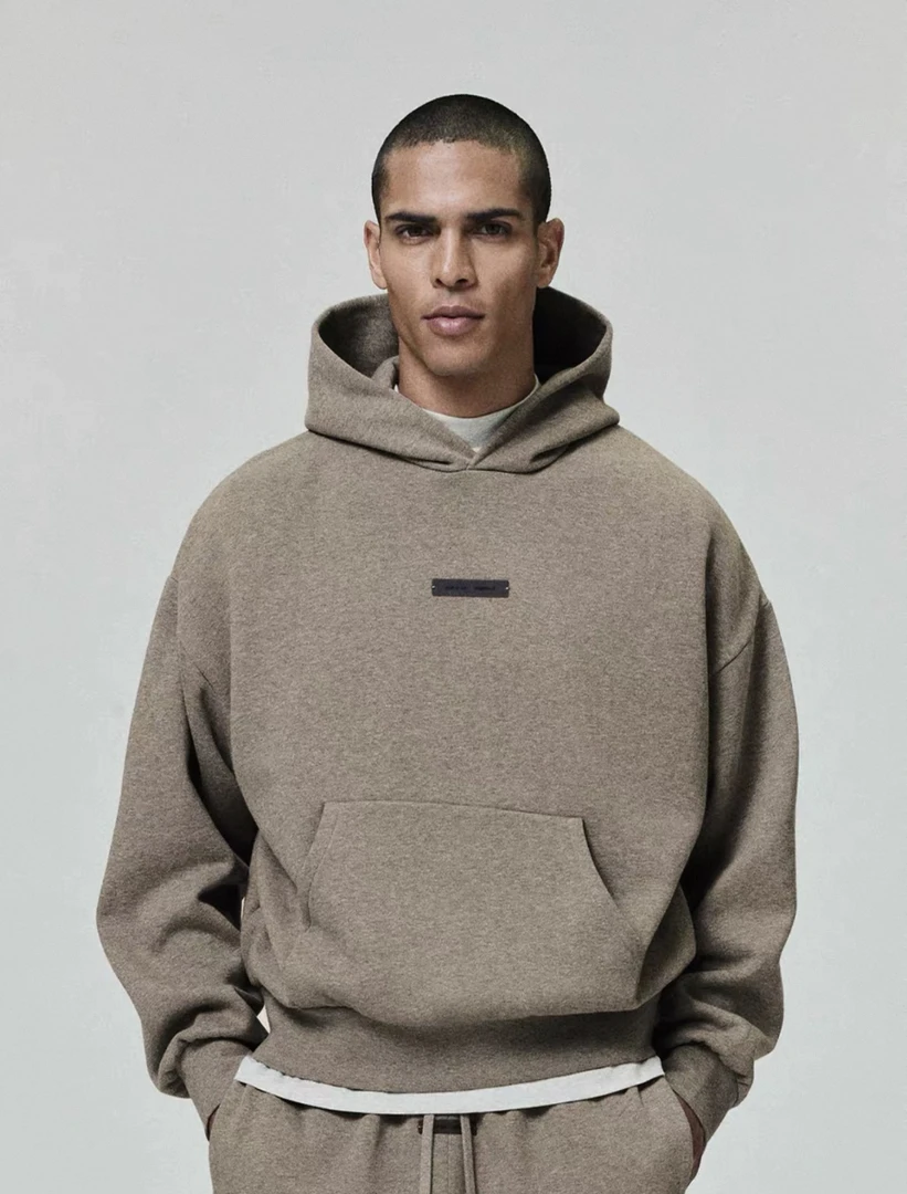 FW25 Classic Hoodie 徽标字母后背印花连帽长袖美式卫衣