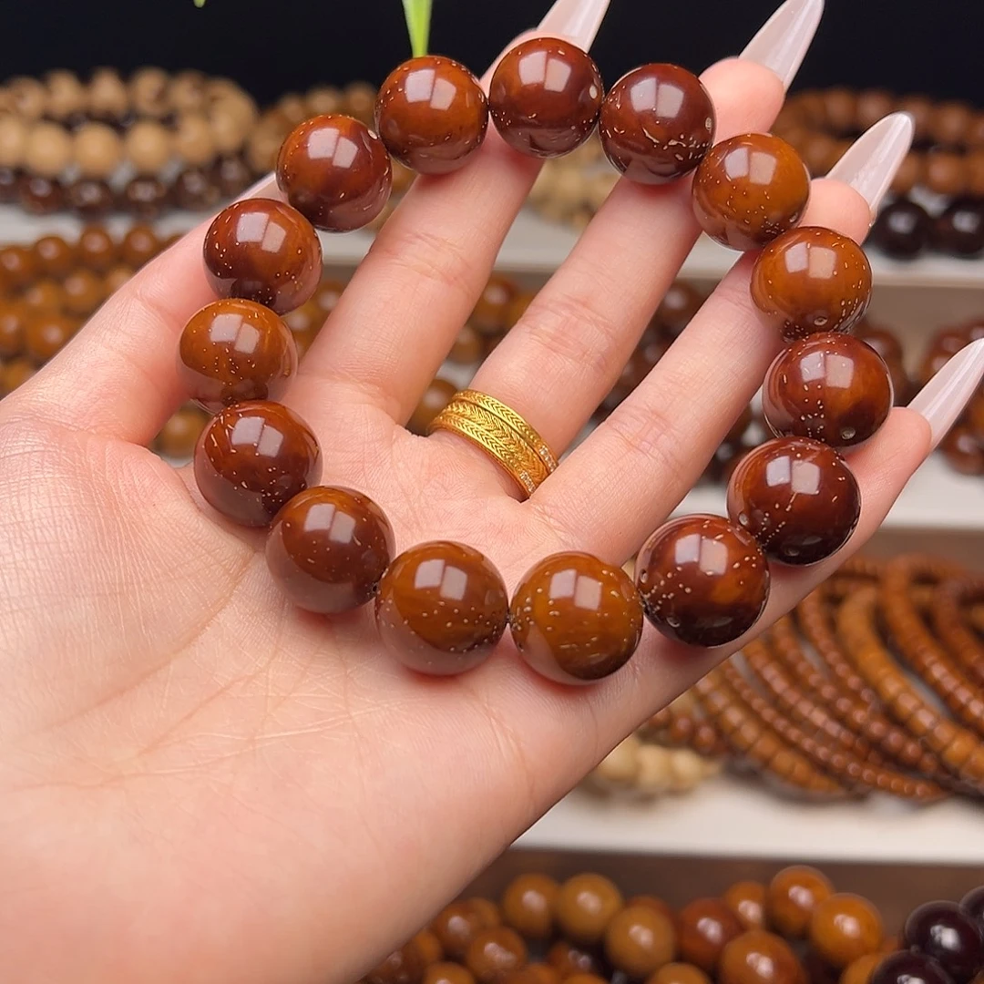 紫金鼠手串16光珠