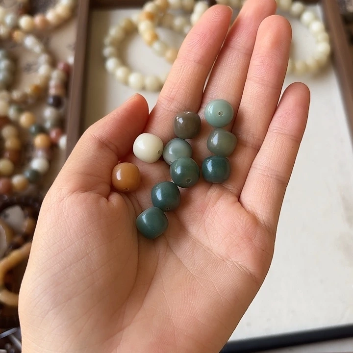 ****️手串菩提根/象牙果卡11油膏桶珠