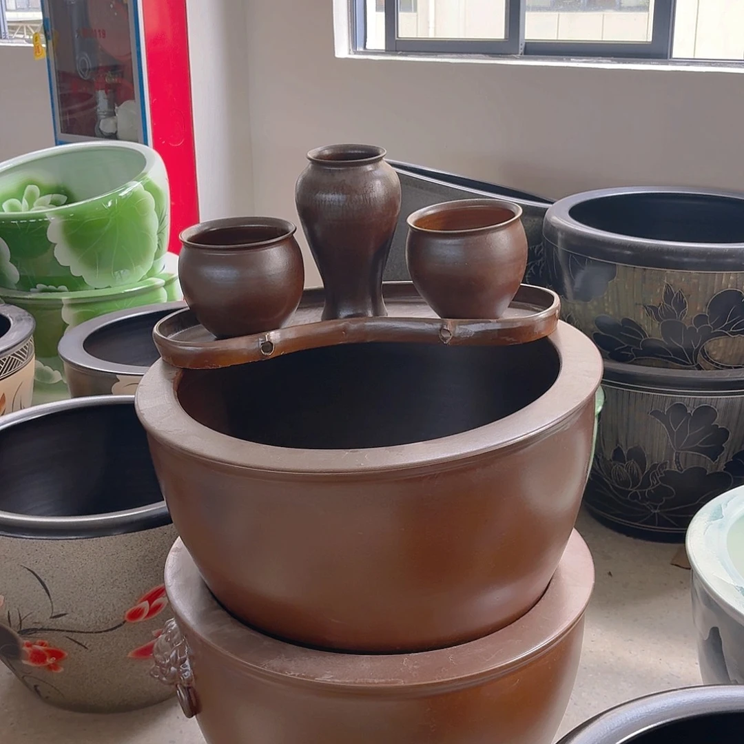 山***砖景德镇陶瓷流水摆件 73口