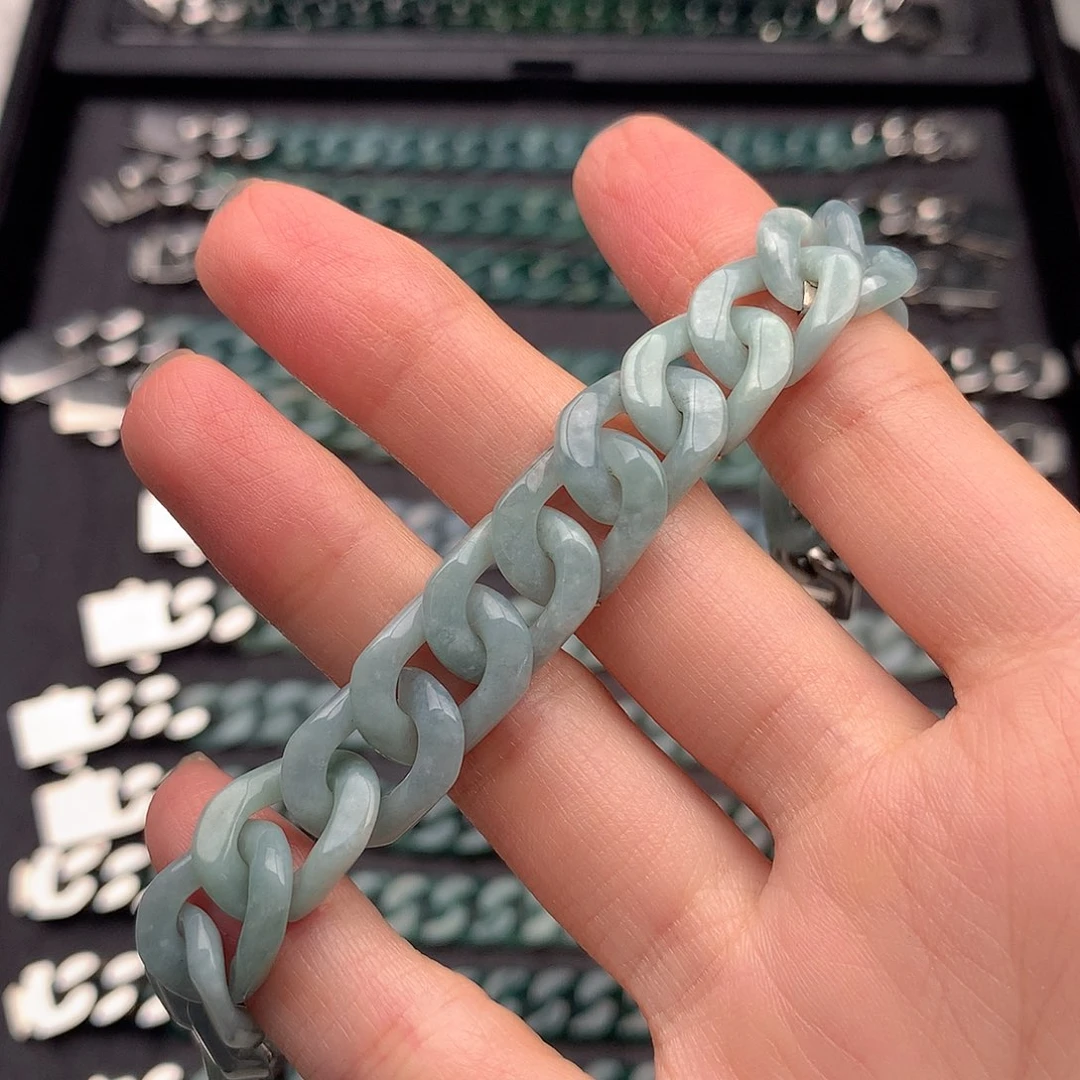 翡翠未镶嵌手链手链