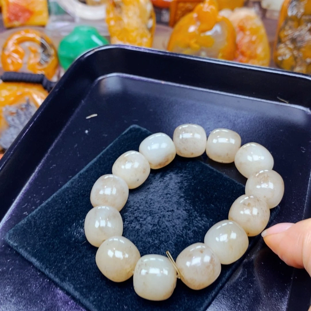 未镶嵌石英质玉（黄龙玉）吊坠(不含链)