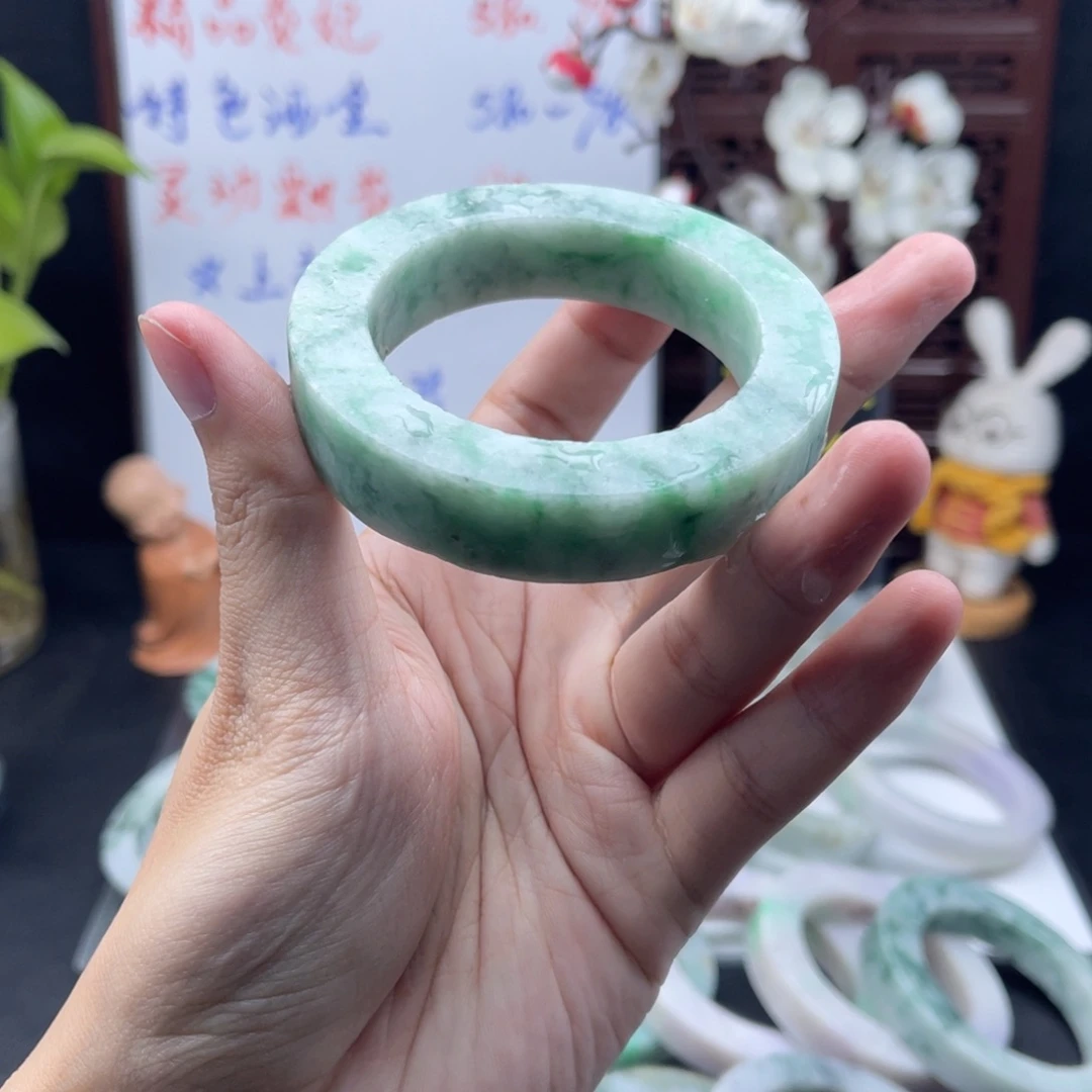 定制翡翠未镶嵌正圈53-58