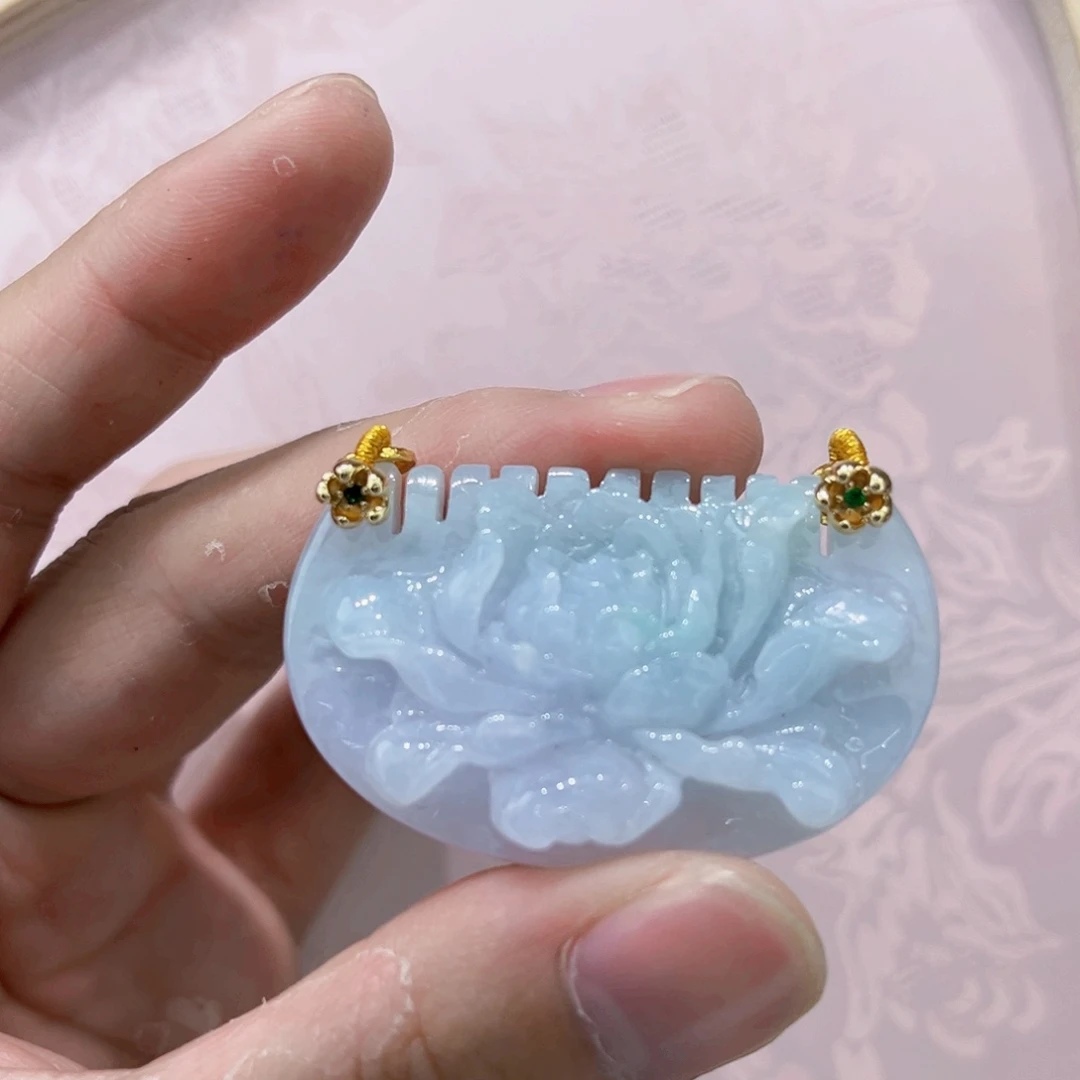 翡翠合金吊坠(赠链)代编织