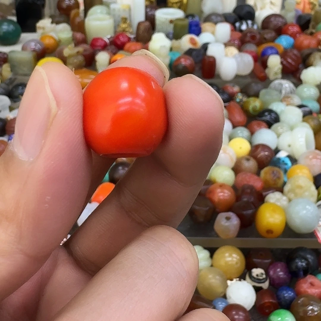 金***主玛瑙/玉髓合金珠宝半成品古珠配饰