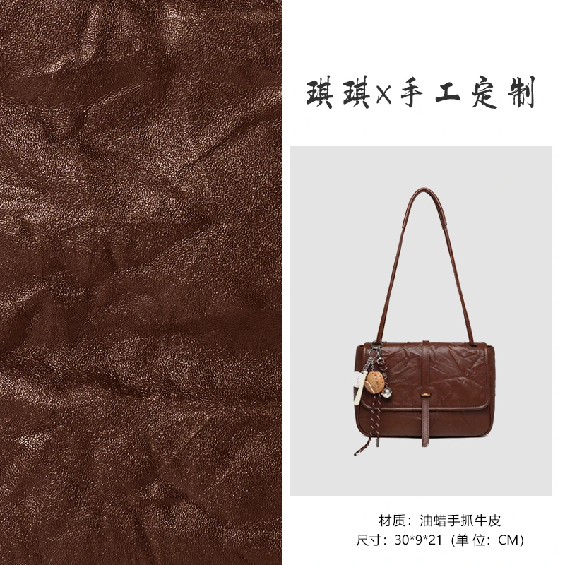 2025新款复古轻奢单肩包百搭设计款斜跨女士包