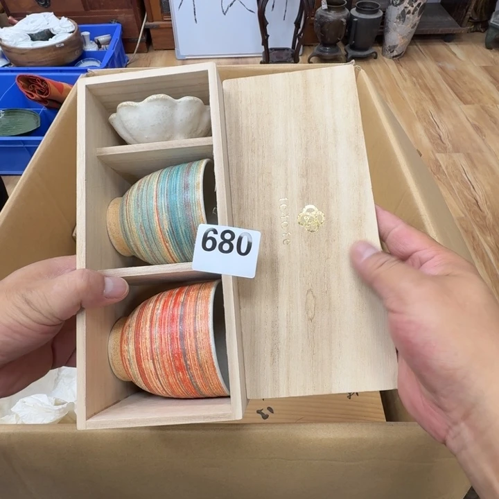 瓷片工艺品摆件瓷器摆件正能量