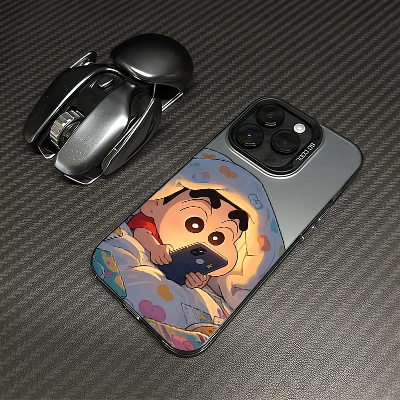 被窝小新适用iphone17苹果16promax手机壳15保护14套13磨砂12创意