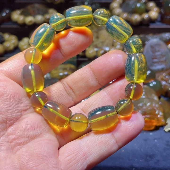 琥珀手链未镶嵌天然