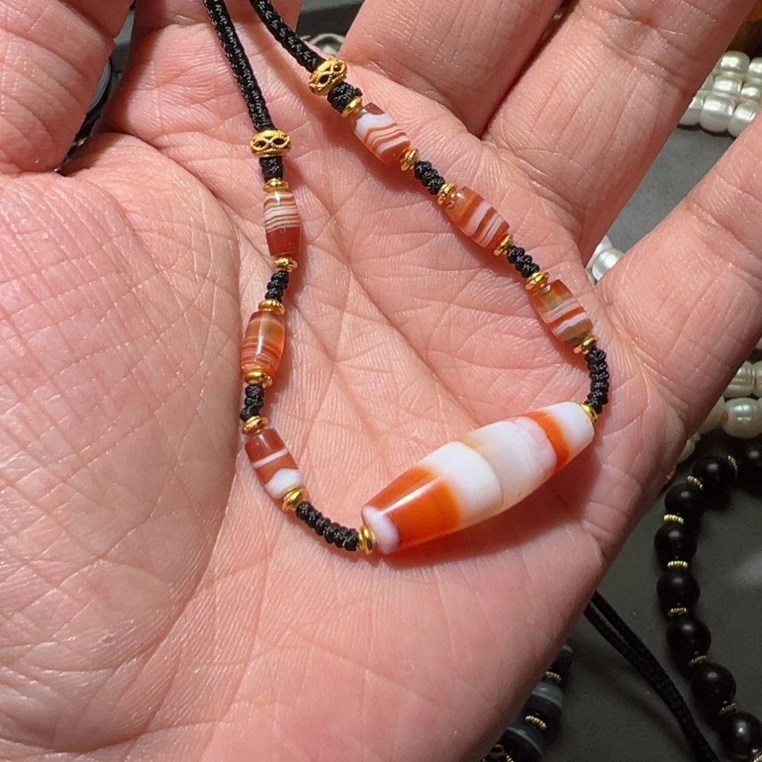 玛瑙/玉髓颈饰未镶嵌杭****计