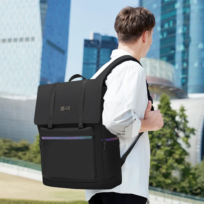 【袁班长同款】商务电脑二代大容量护脊减负防水双肩包20194