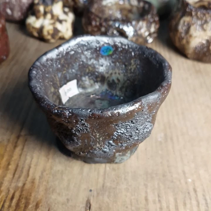 秒杀志野柴烧手捏主人杯