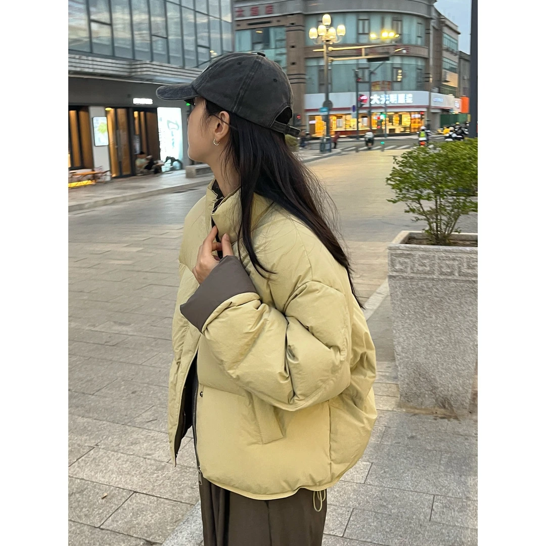 高级感超好看外套女新款爆款冬小个子韩系穿搭棉衣棉服女短款