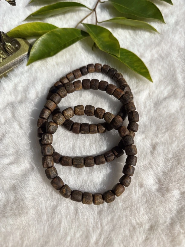 奇楠沉香07桶珠单圈沉水级7克➕多样性发一