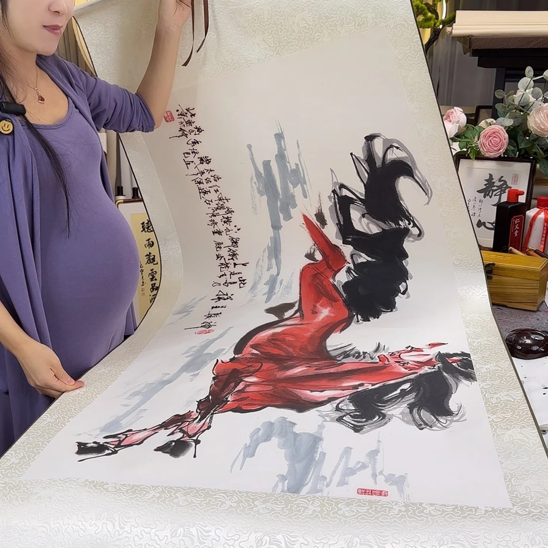 国画路文仲老师国画