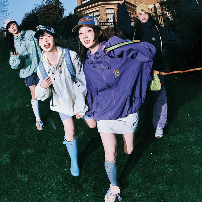 小恶魔轻薄款速干连帽防晒衣男女2025春夏季新款防晒服上衣外套