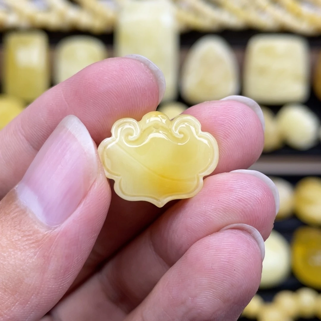 裸石琥珀未镶嵌琥珀蜜蜡