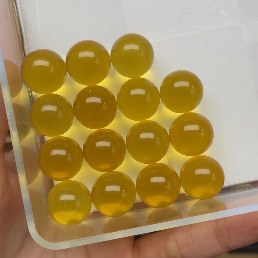 蜜蜡未镶嵌裸石13+金珀手串