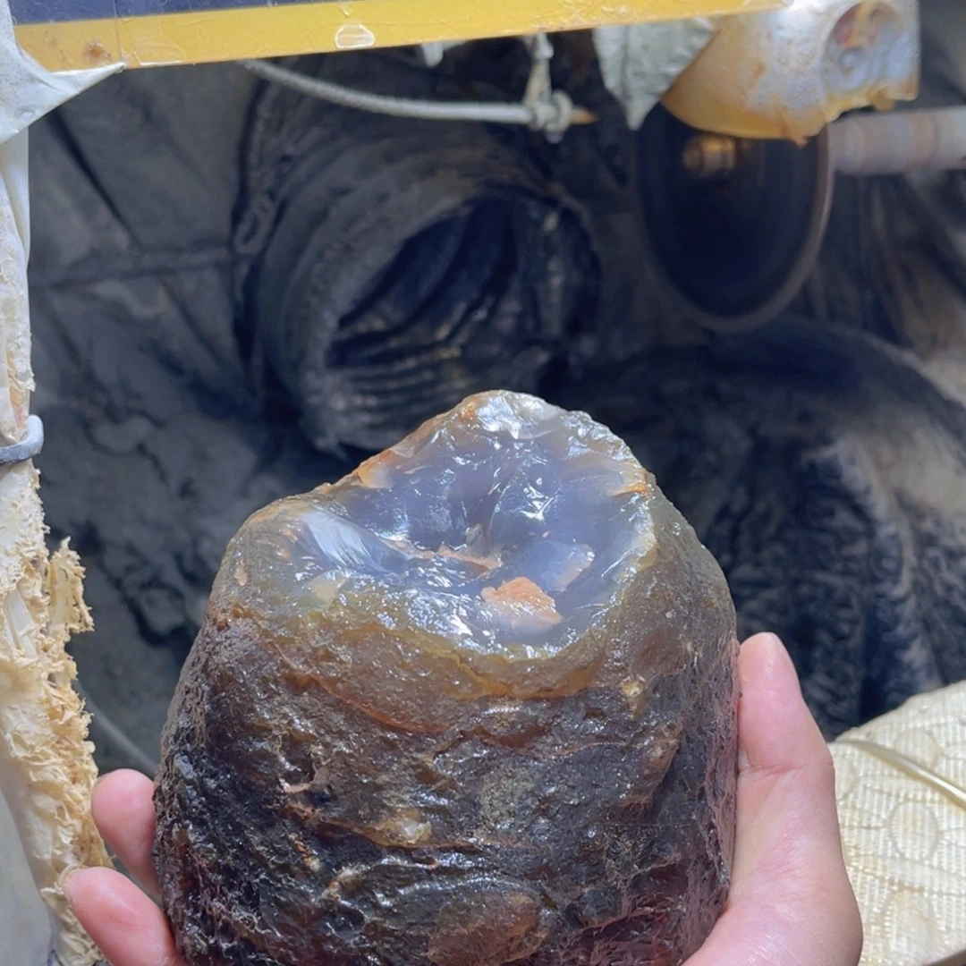 成***世定制玛瑙天然玛瑙手镯原石