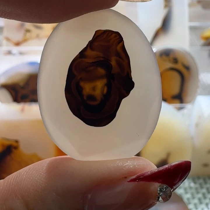 玛瑙/玉髓未镶嵌项链