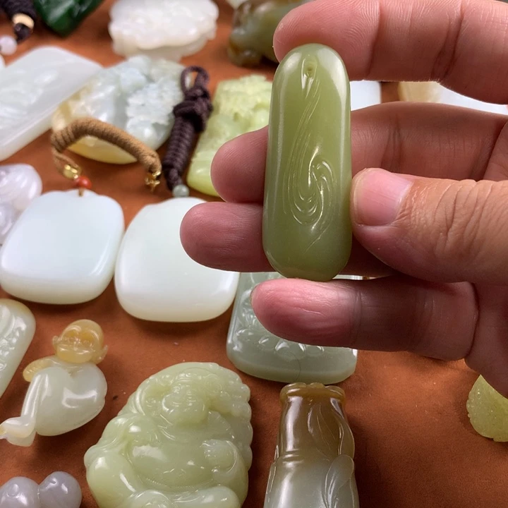 未镶嵌和田玉挂件幸*风