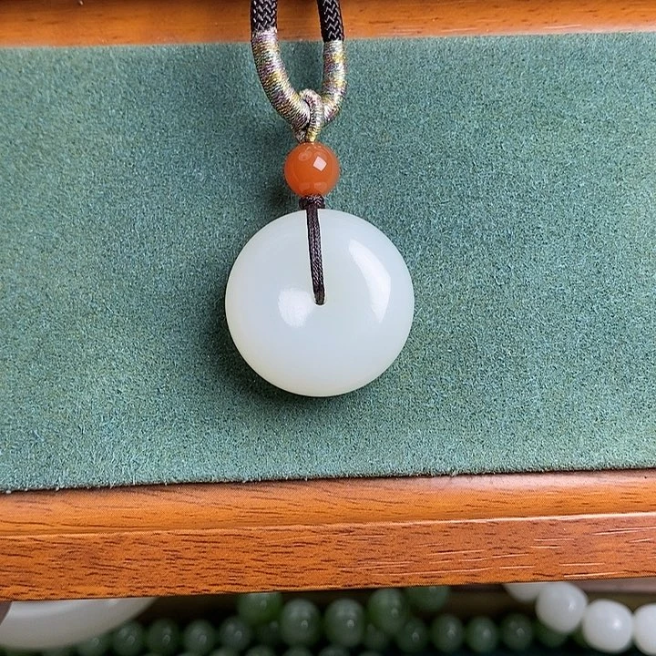 和田玉未镶嵌吊坠(不含链)财*