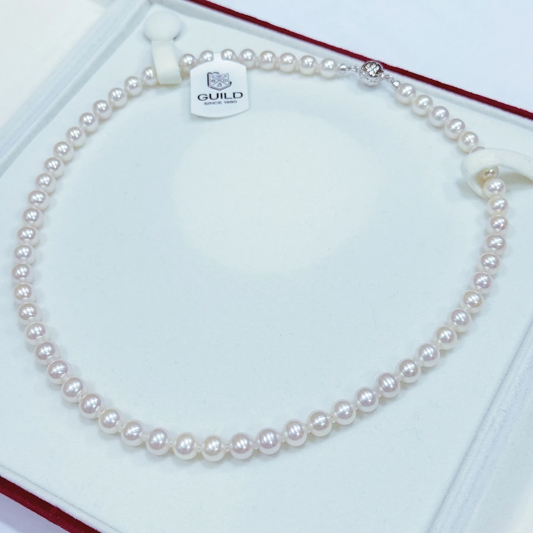 【小彤专属】【小天女】带吉尔德大证欧若拉无核珍珠7-8项链RY8225