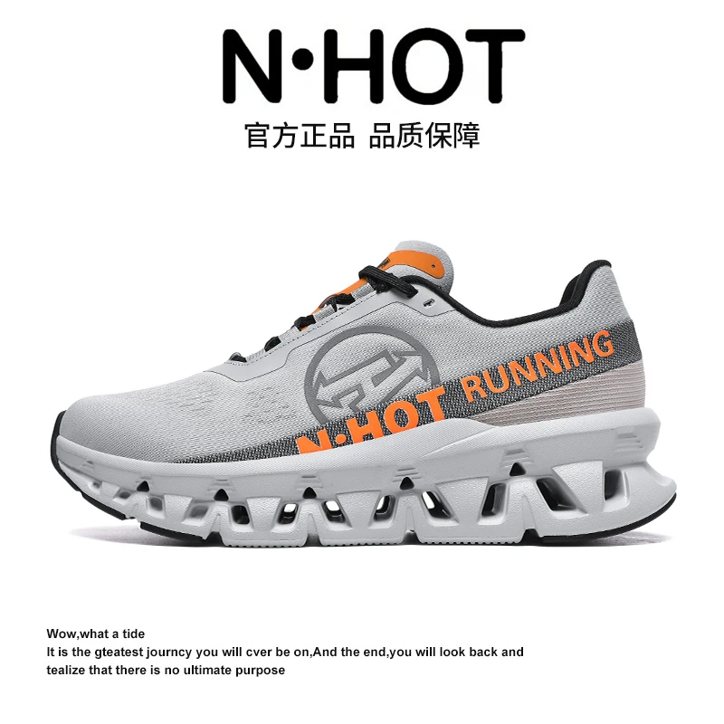 N·HOT休闲健步透气女跑步鞋夏季健步鞋男鞋轻便休闲男士A389