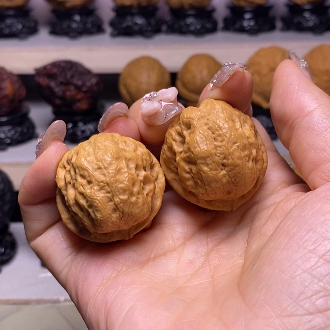 文玩核桃吊坠小玉蟾X2—