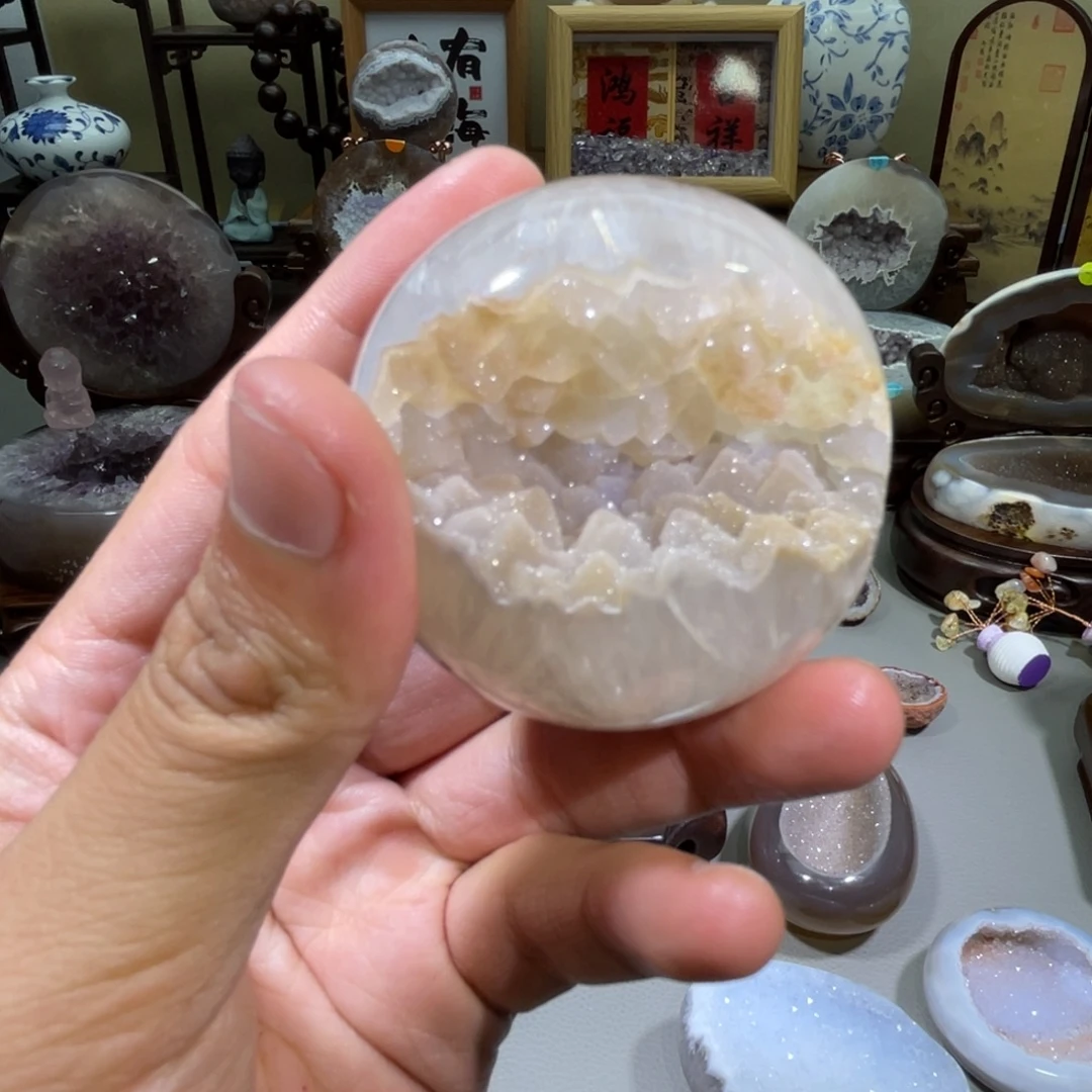 摆件水晶未镶嵌开口笑