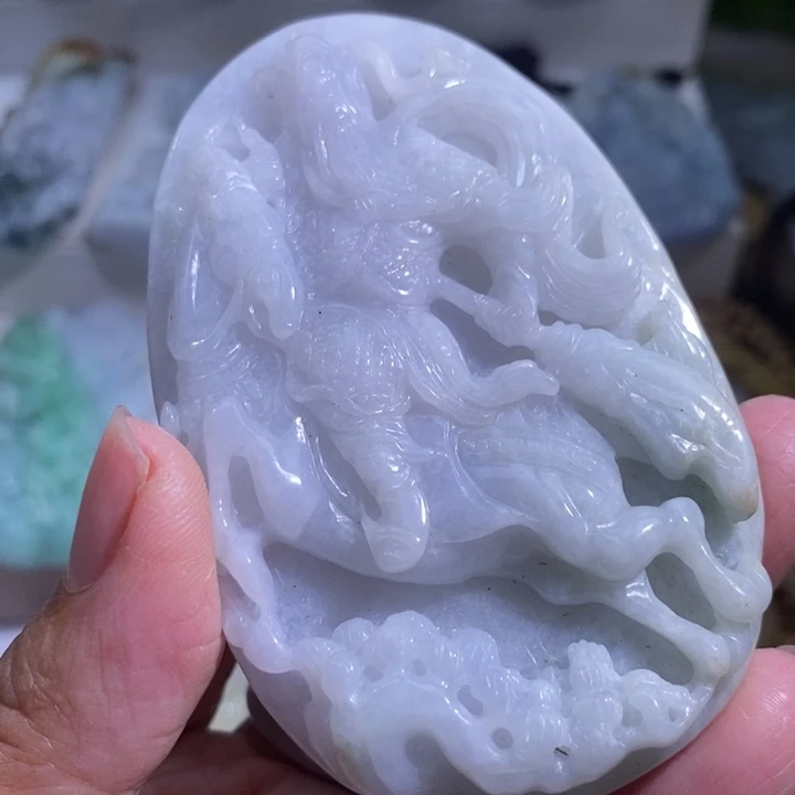 【闪购商品】颈饰未镶嵌翡翠关公
