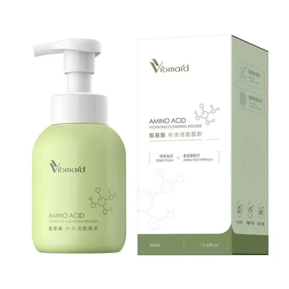 氨基酸补水洁面慕斯温和清洁保湿控油深层清洁毛孔洗面奶
