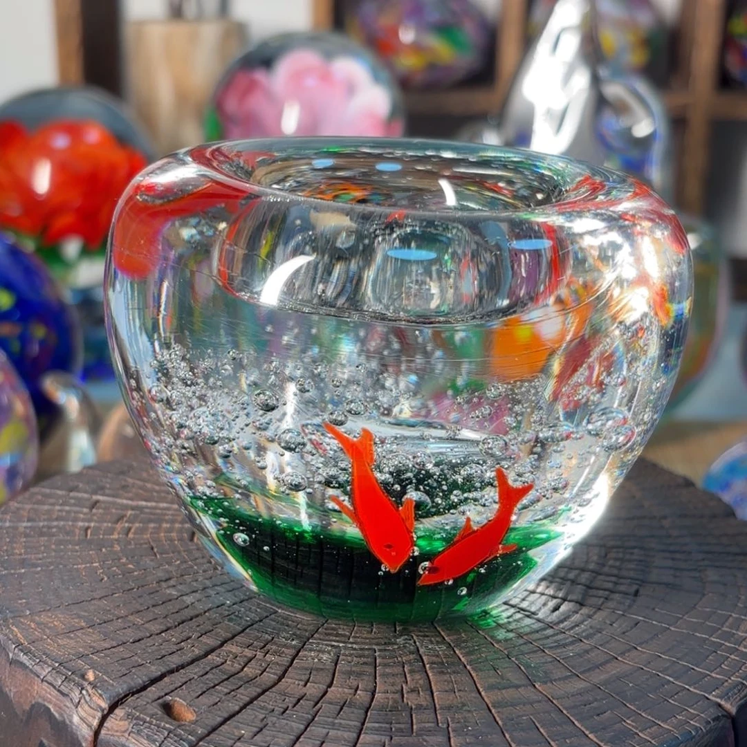 手工艺品琉璃微瑕