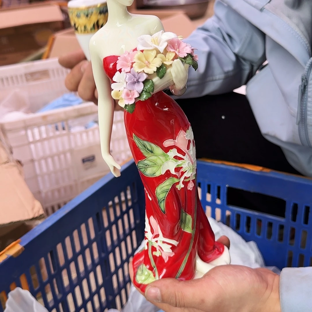 快***！陶摆件骨瓷餐具家用高温