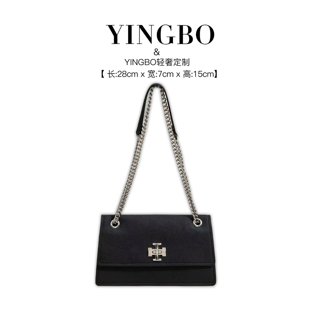 【英柏甄选】SK-63068-黑色 然与纯小众设计感时尚百搭女包