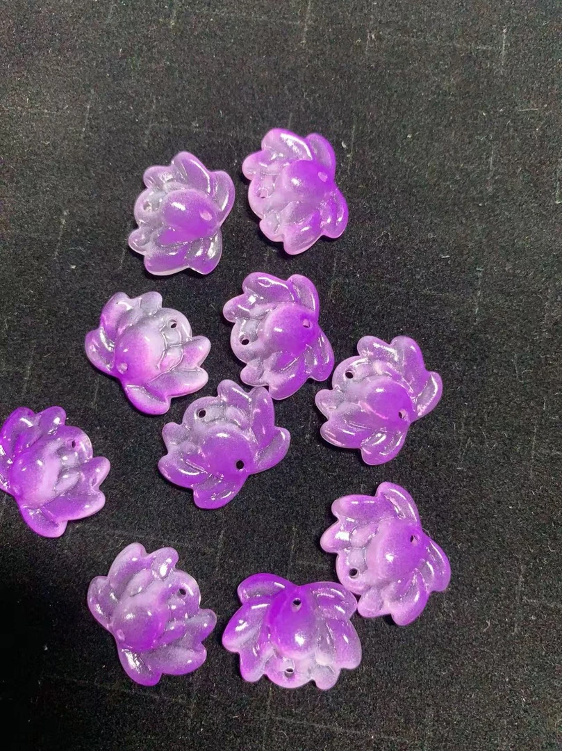 琉璃 莲花   手工DIY材料