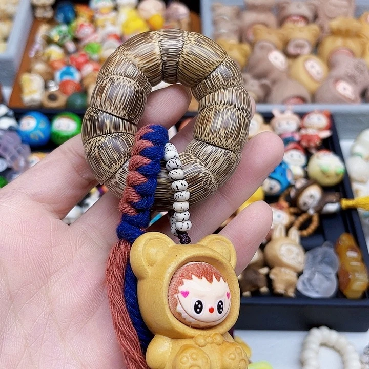 库克手串金丝竹手把件