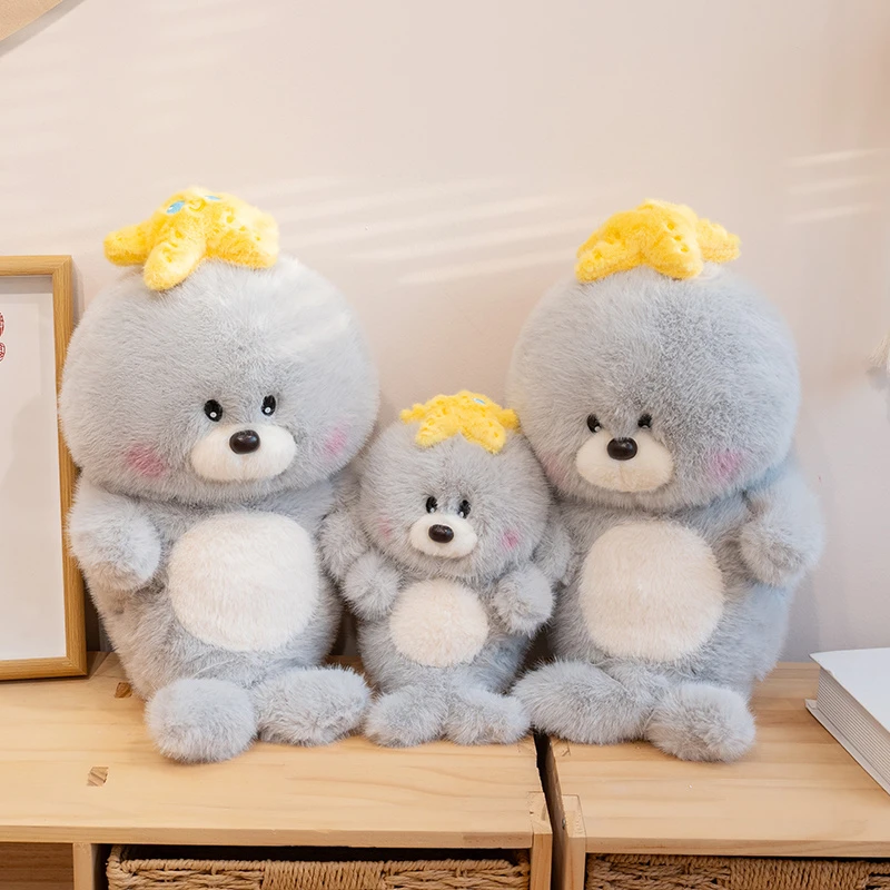 创意海狮毛绒公仔玩偶可爱情侣仿真海洋动物抱枕送男女生日礼物