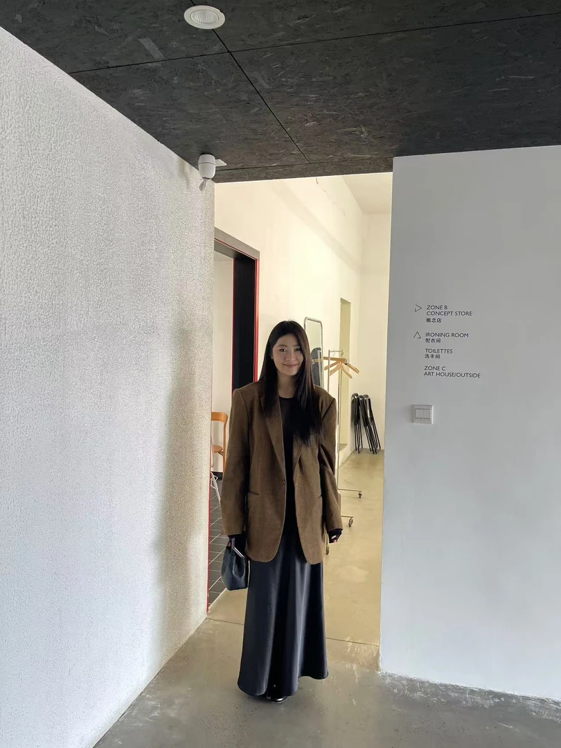 （清）韩版宽松显瘦西装