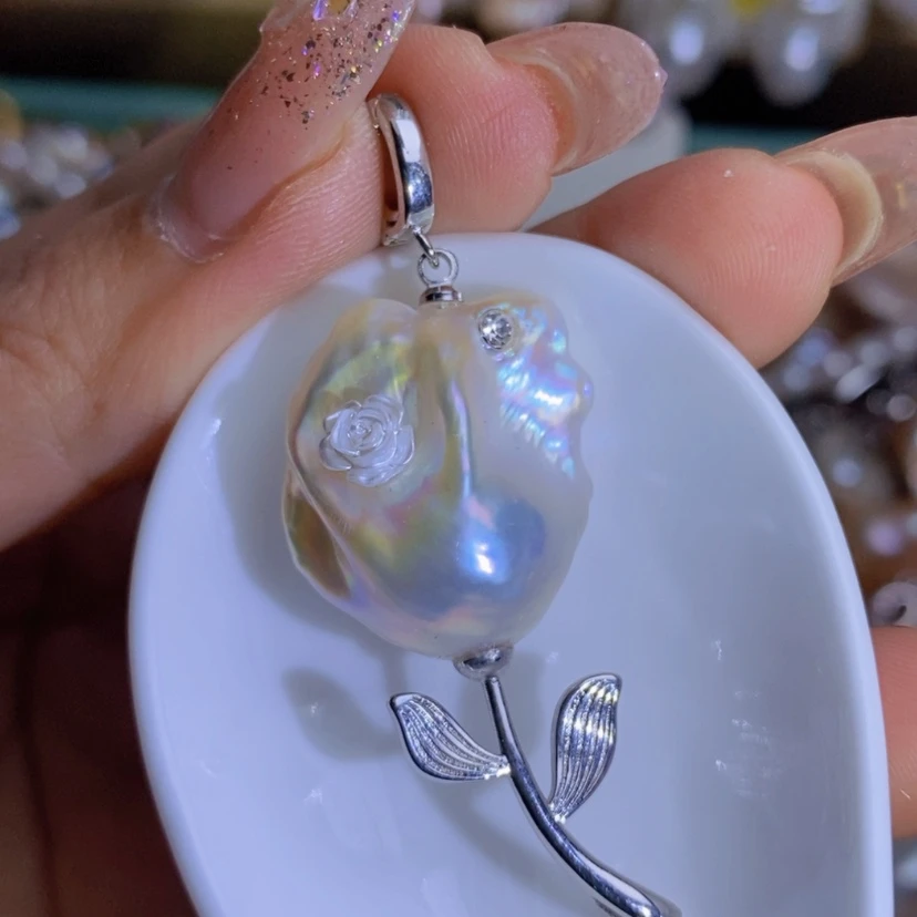 【闪购商品】淡水珍珠天然淡水珍珠合金