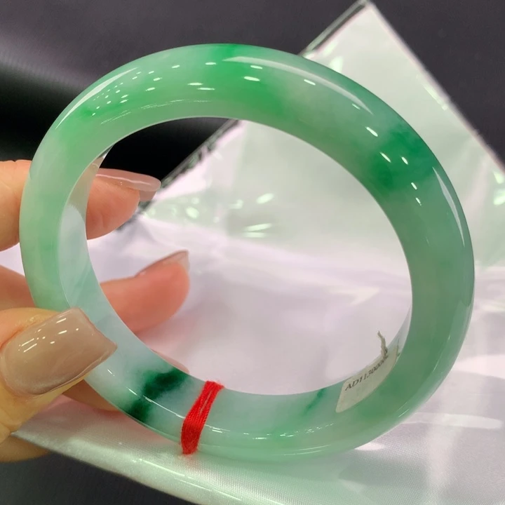 未镶嵌手镯翡翠正圈57