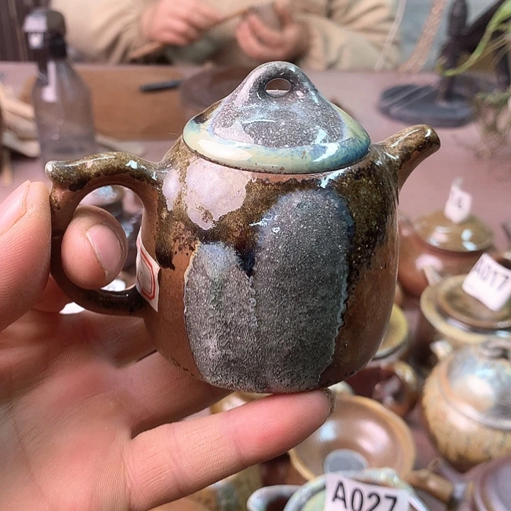 紫砂茶壶纯自然高温裸柴烧