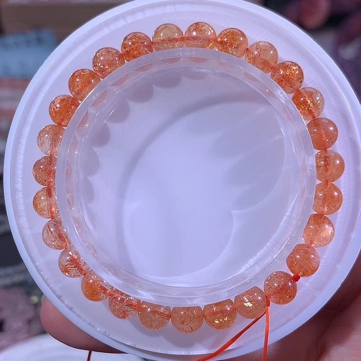 水晶手链14K金镶嵌6m